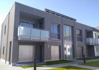 Außenansicht Neubau mit Wohnungen in Vilshofen